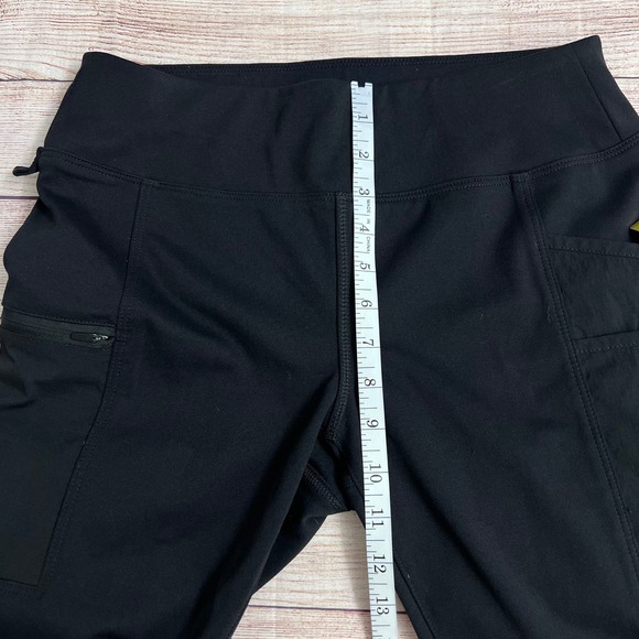 Carhartt Force Utility Leggings Women Size Small Fitted Black Cargo Pockets - Picture 7 of 12